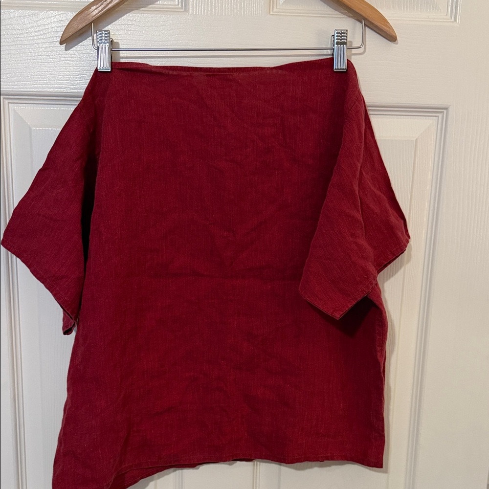 100% linen top crafted in Olympia, Washington - Picture 5 of 5
